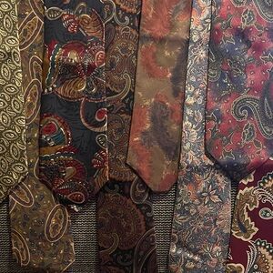 Multiples Vibrant Paisley and Floral Tie Collection